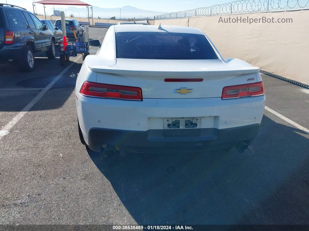 2014 Chevrolet Camaro 2lt White vin: 2G1FC1E35E9290171