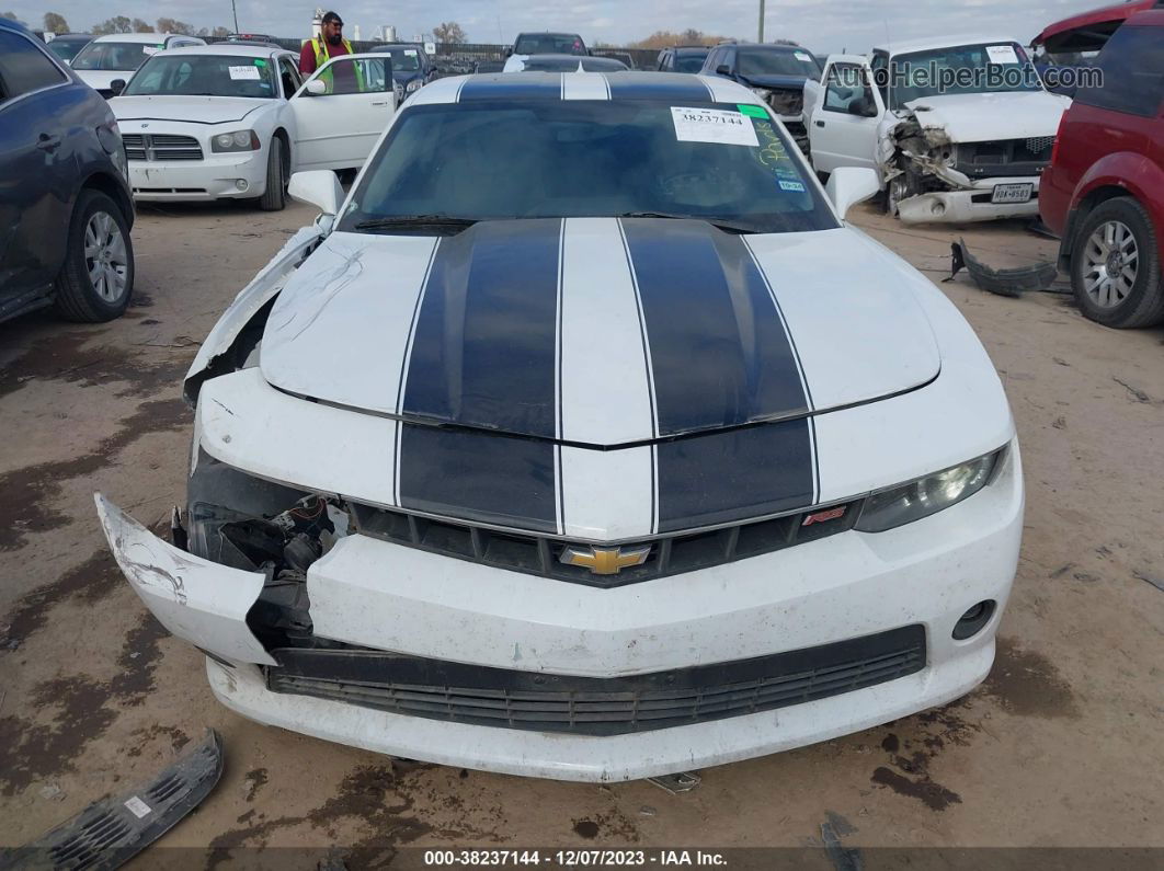 2015 Chevrolet Camaro 1lt White vin: 2G1FC1E35F9162014