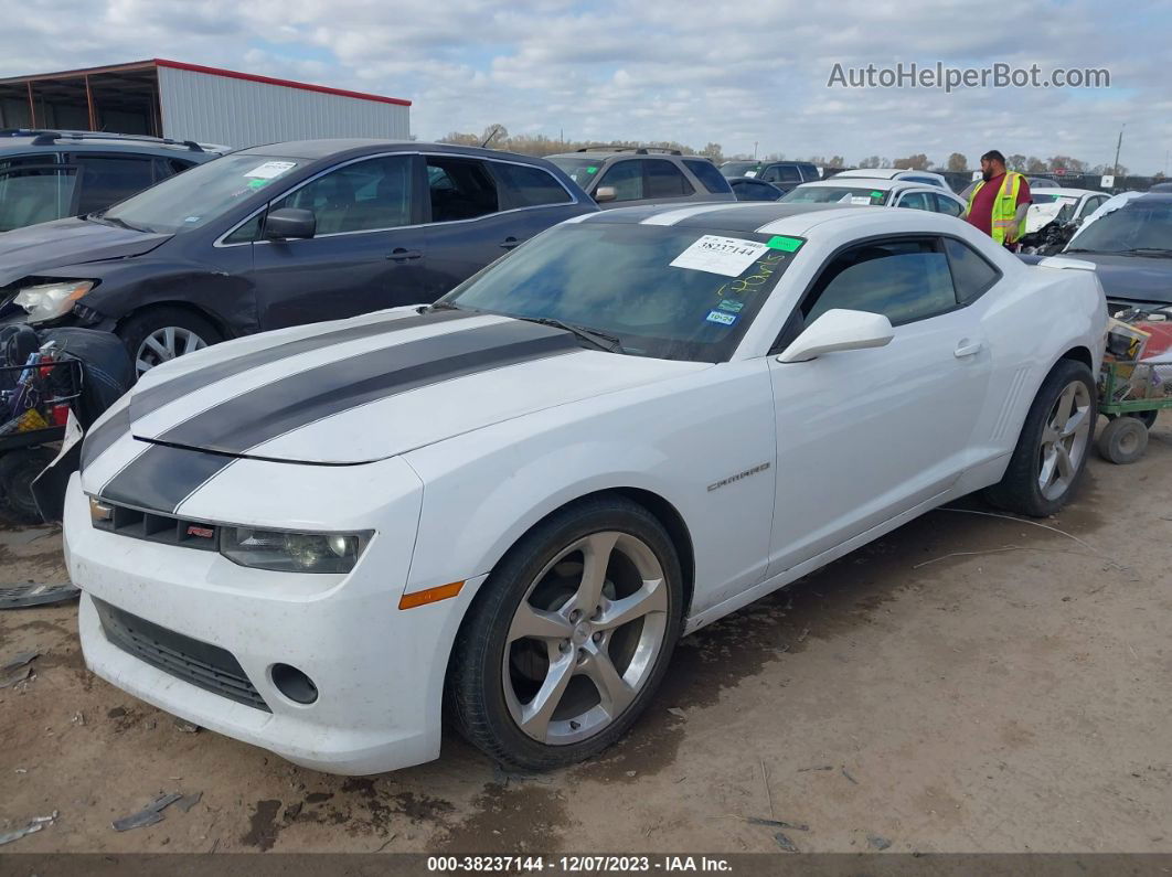 2015 Chevrolet Camaro 1lt White vin: 2G1FC1E35F9162014