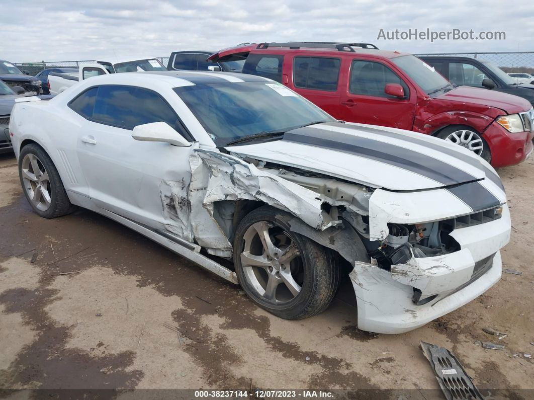 2015 Chevrolet Camaro 1lt White vin: 2G1FC1E35F9162014