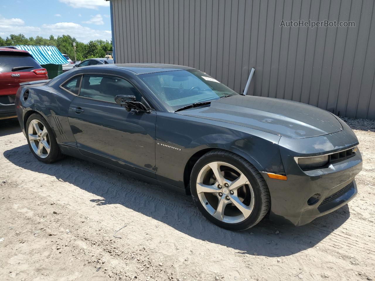 2014 Chevrolet Camaro Lt Gray vin: 2G1FC1E36E9139324