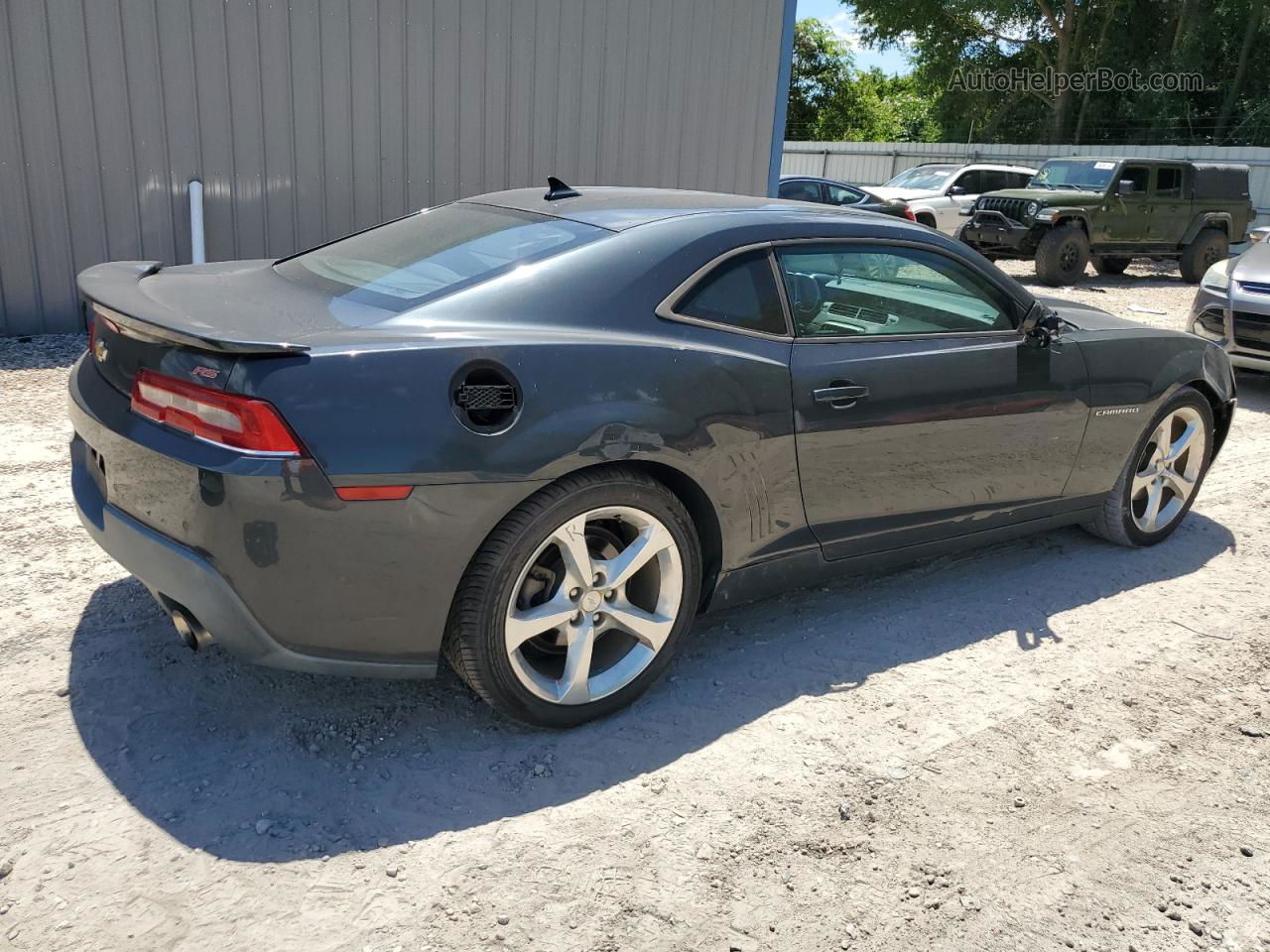 2014 Chevrolet Camaro Lt Gray vin: 2G1FC1E36E9139324