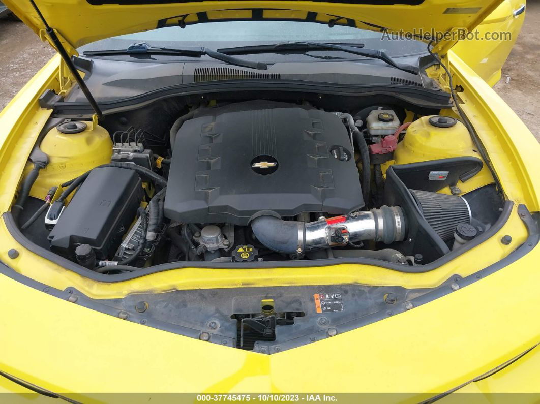 2014 Chevrolet Camaro 2lt Желтый vin: 2G1FC1E36E9244252