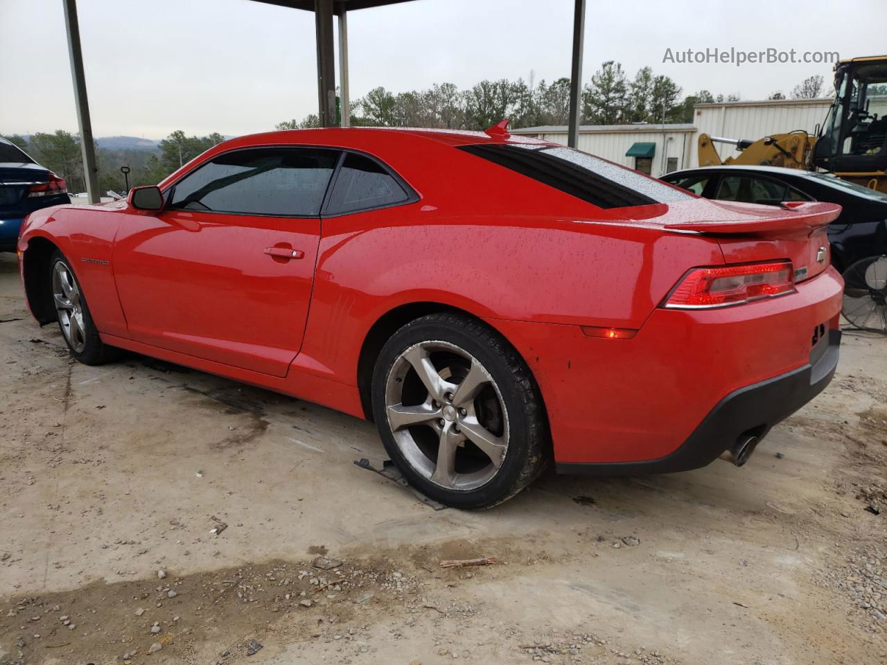 2014 Chevrolet Camaro Lt Red vin: 2G1FC1E36E9283844