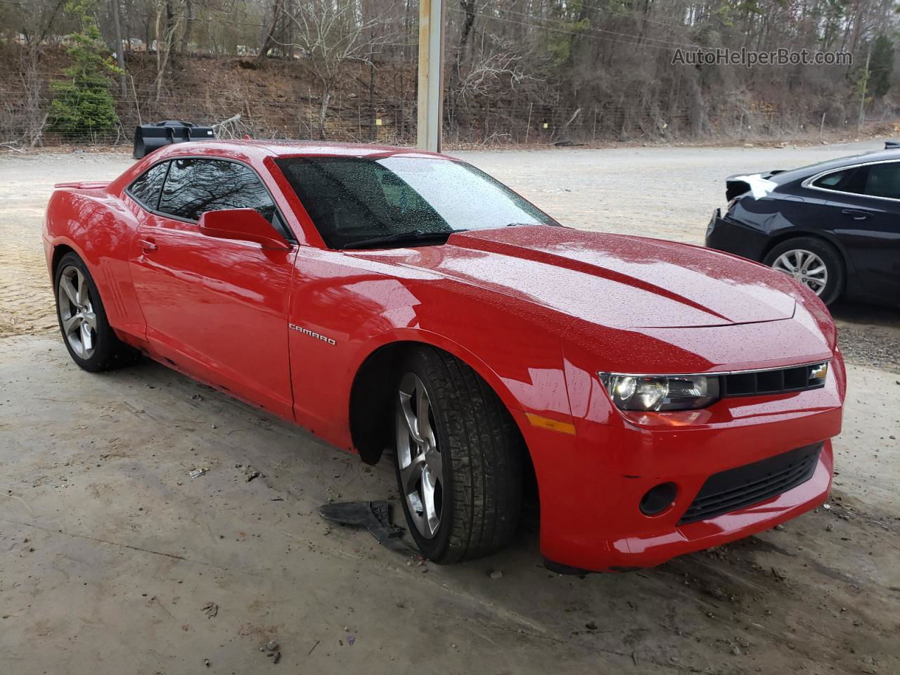 2014 Chevrolet Camaro Lt Red vin: 2G1FC1E36E9283844