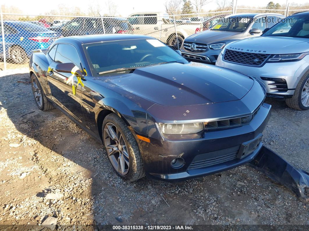 2014 Chevrolet Camaro 2lt Gray vin: 2G1FC1E36E9318138