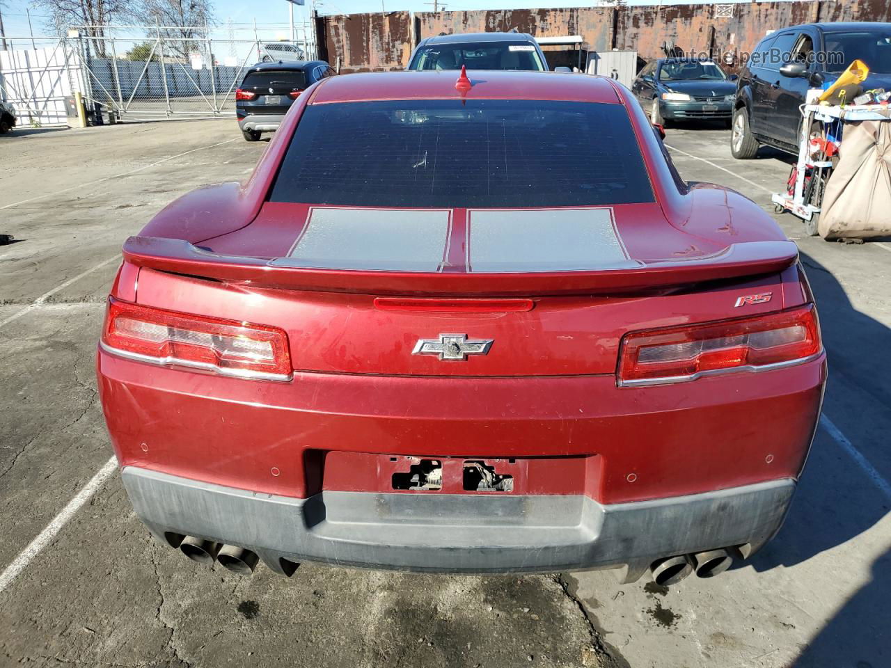 2014 Chevrolet Camaro Lt Burgundy vin: 2G1FC1E37E9155631