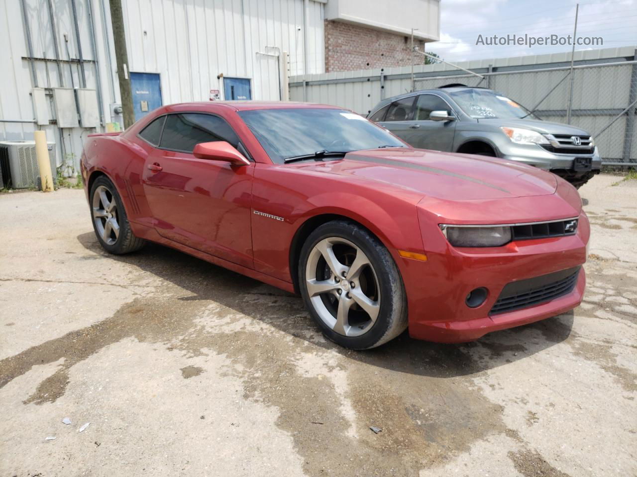 2014 Chevrolet Camaro Lt Red vin: 2G1FC1E37E9220266