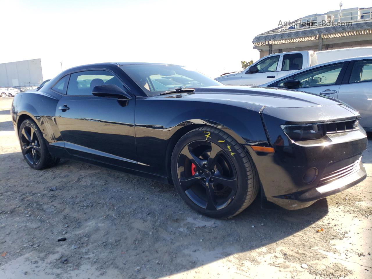 2014 Chevrolet Camaro Lt Black vin: 2G1FC1E37E9319993