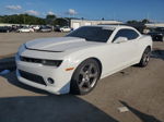 2014 Chevrolet Camaro Lt White vin: 2G1FC1E38E9186130