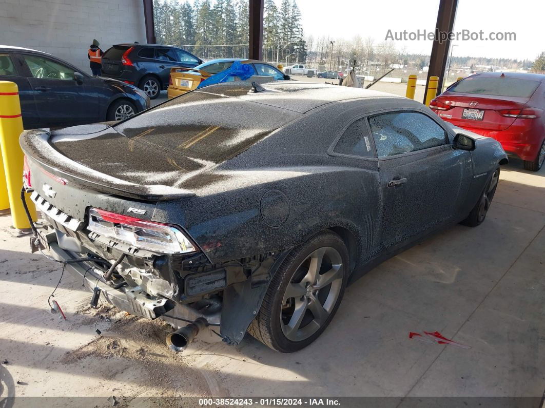 2014 Chevrolet Camaro 2lt Black vin: 2G1FC1E38E9268004