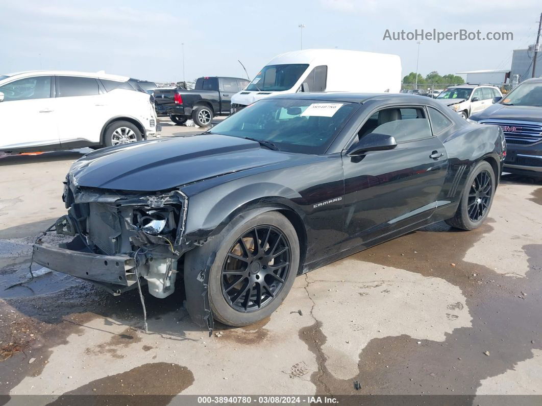 2014 Chevrolet Camaro 2lt Black vin: 2G1FC1E39E9140533