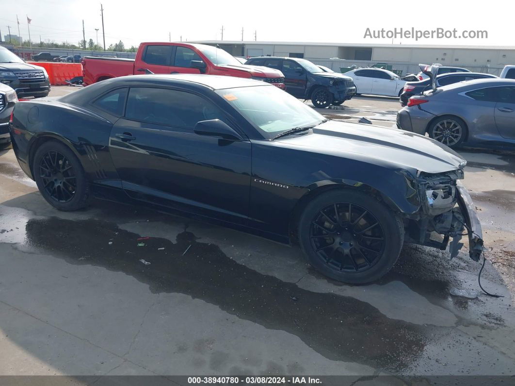 2014 Chevrolet Camaro 2lt Black vin: 2G1FC1E39E9140533