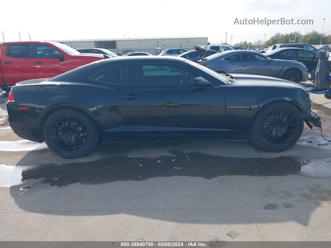 2014 Chevrolet Camaro 2lt Black vin: 2G1FC1E39E9140533