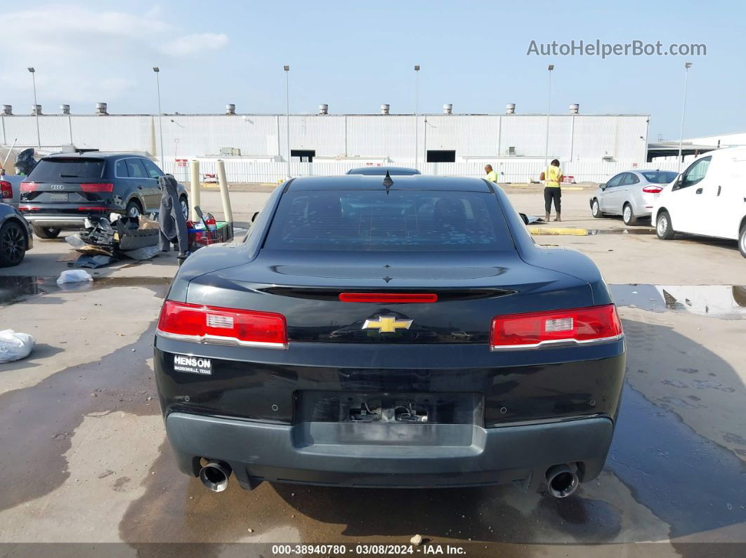 2014 Chevrolet Camaro 2lt Black vin: 2G1FC1E39E9140533