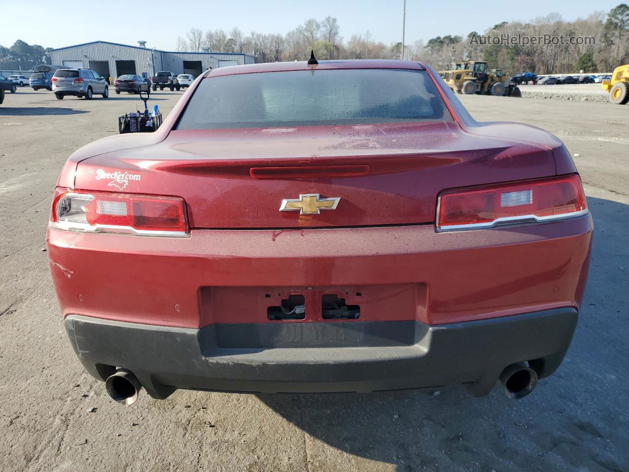 2014 Chevrolet Camaro Lt Red vin: 2G1FC1E39E9212850