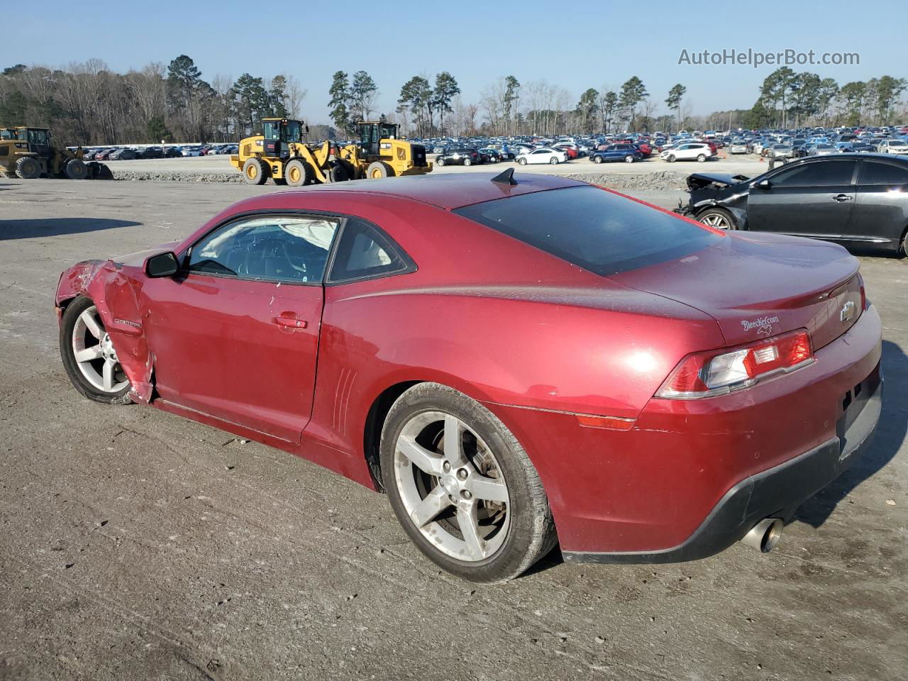 2014 Chevrolet Camaro Lt Red vin: 2G1FC1E39E9212850