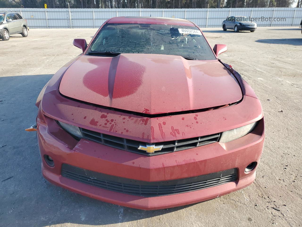 2014 Chevrolet Camaro Lt Красный vin: 2G1FC1E39E9212850