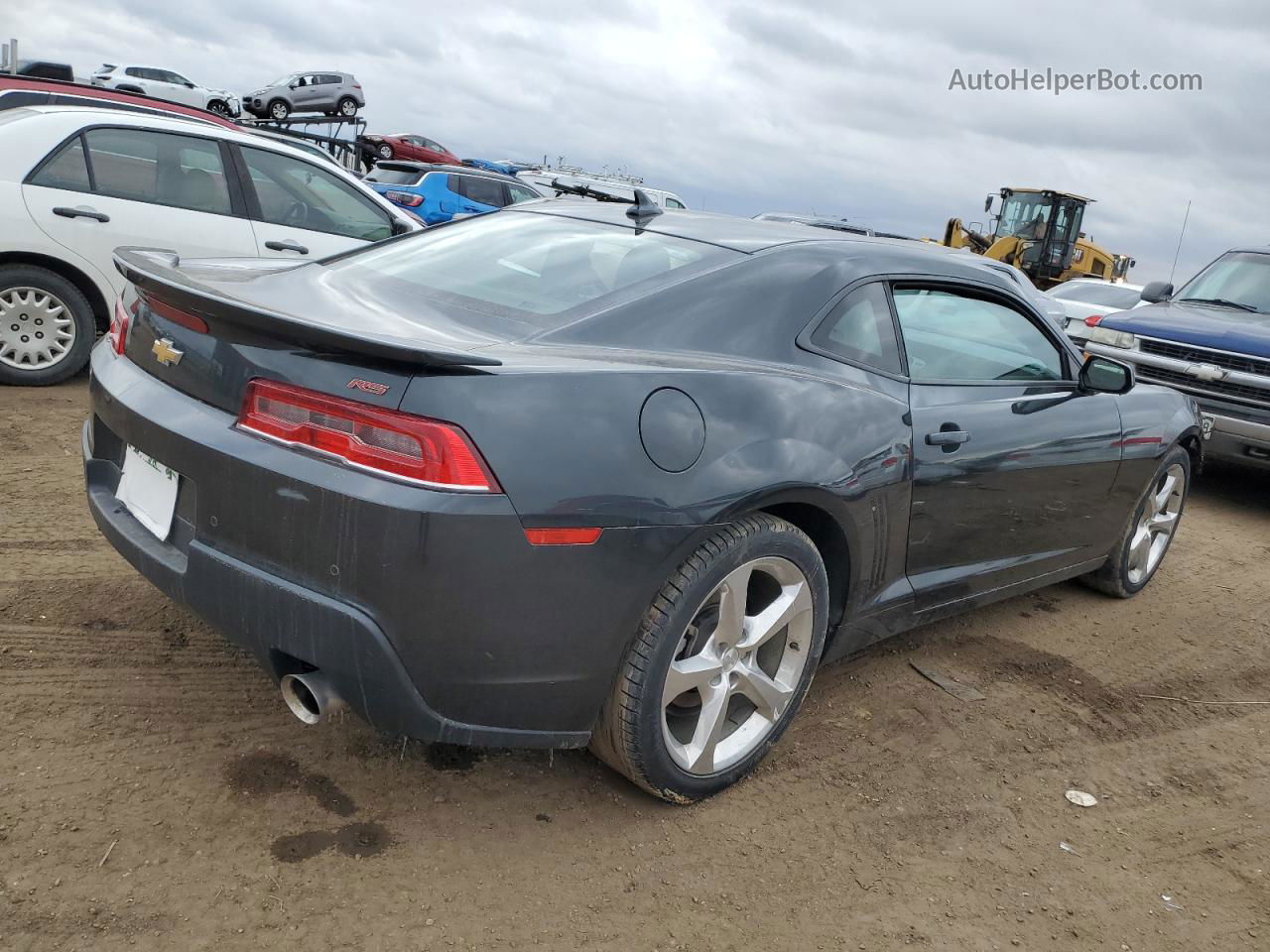 2014 Chevrolet Camaro Lt Gray vin: 2G1FC1E39E9256248