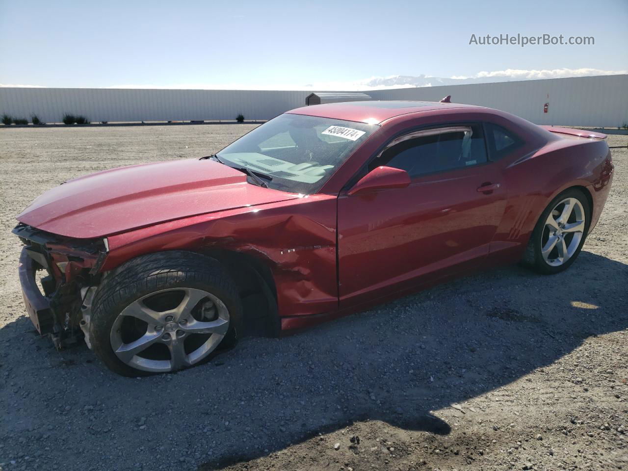 2014 Chevrolet Camaro Lt Красный vin: 2G1FC1E39E9281909