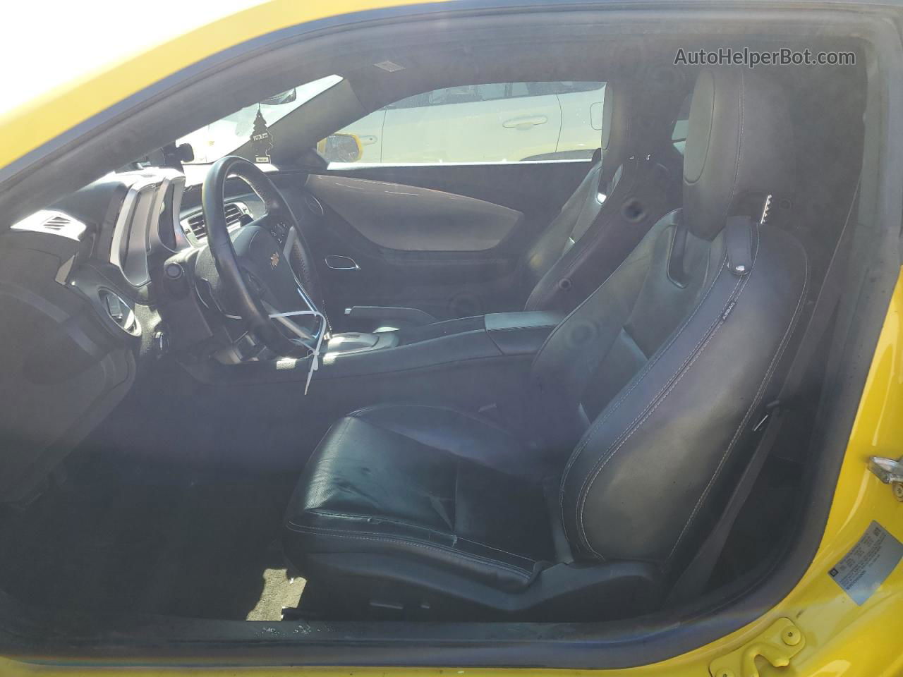 2014 Chevrolet Camaro Lt Yellow vin: 2G1FC1E3XE9224294