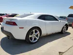 2014 Chevrolet Camaro Lt White vin: 2G1FC1E3XE9256825