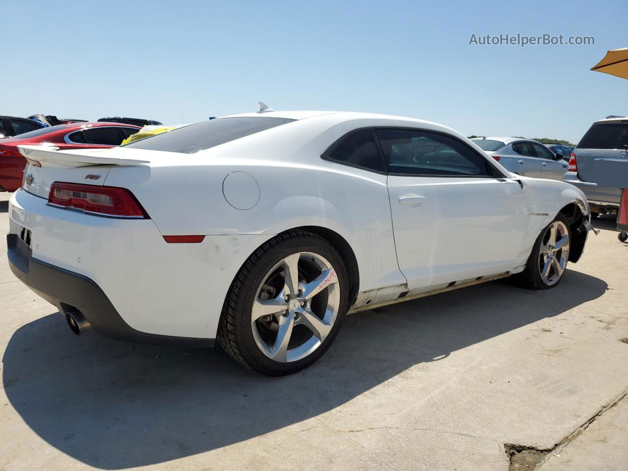 2014 Chevrolet Camaro Lt Белый vin: 2G1FC1E3XE9256825