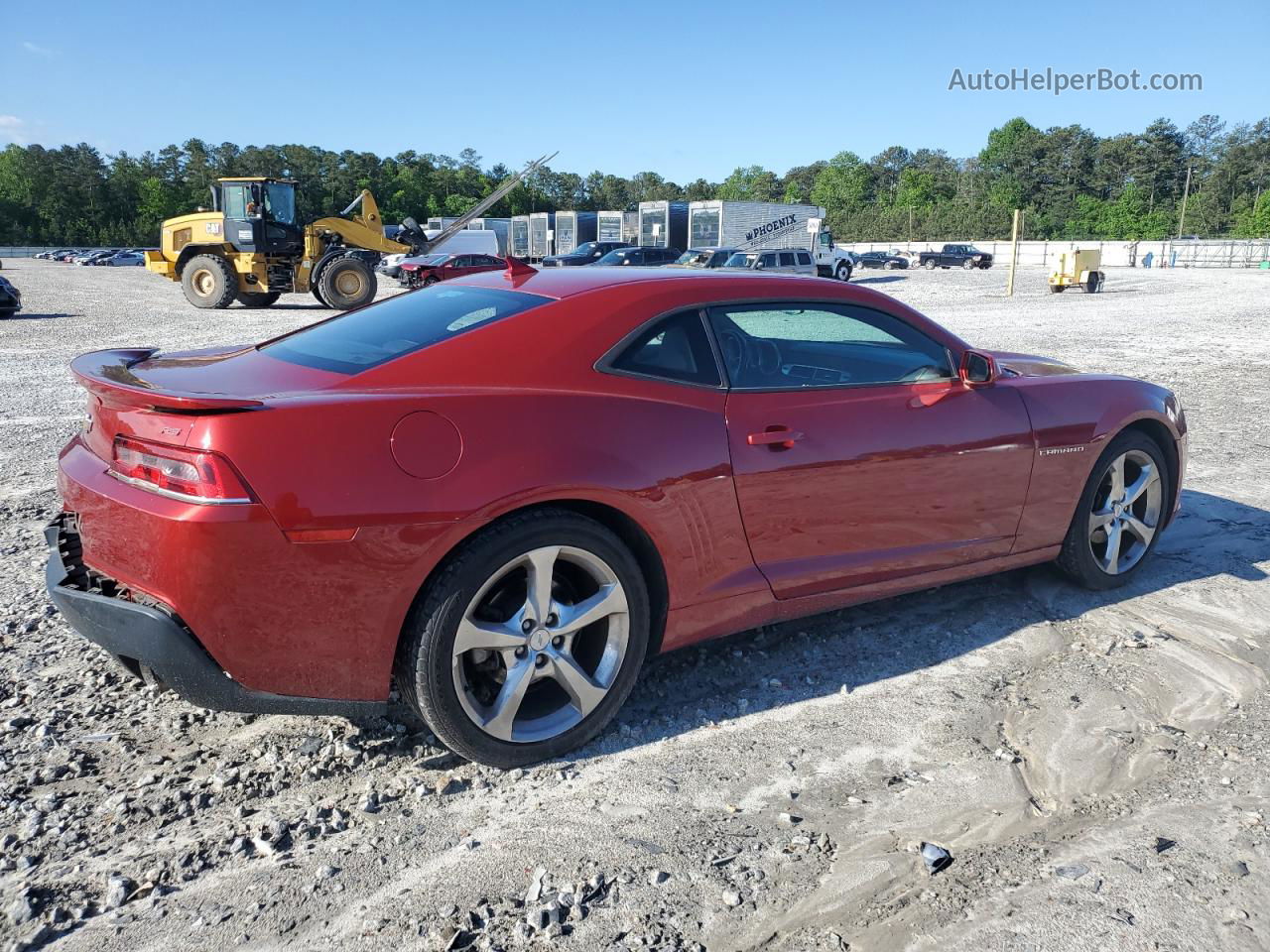 2014 Chevrolet Camaro Lt Red vin: 2G1FC1E3XE9263306