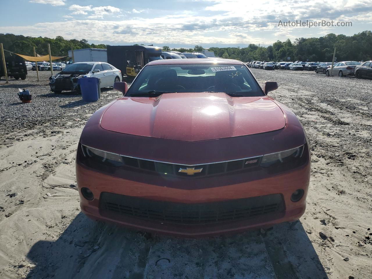 2014 Chevrolet Camaro Lt Красный vin: 2G1FC1E3XE9263306