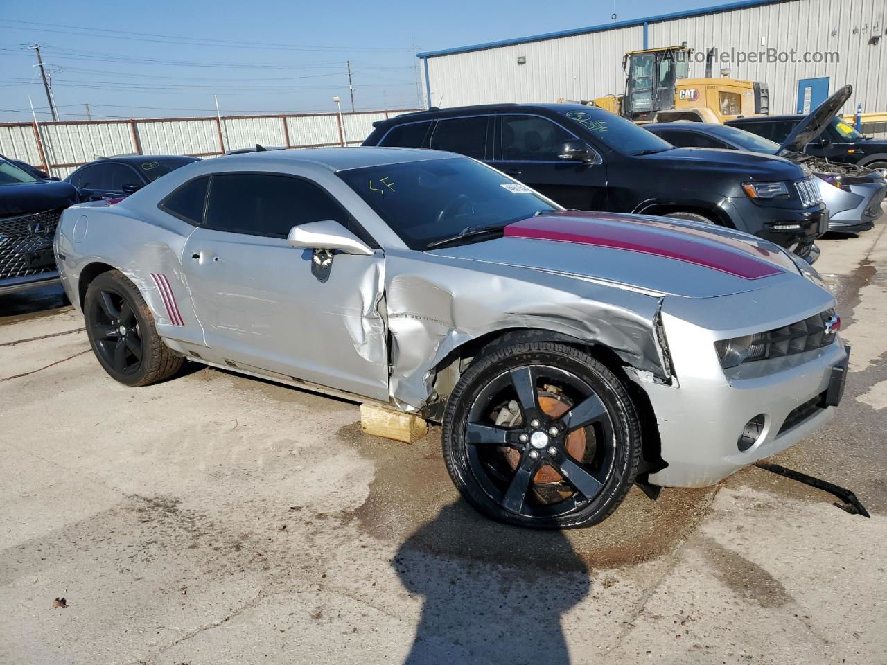 2010 Chevrolet Camaro Lt Silver vin: 2G1FC1EV0A9105648