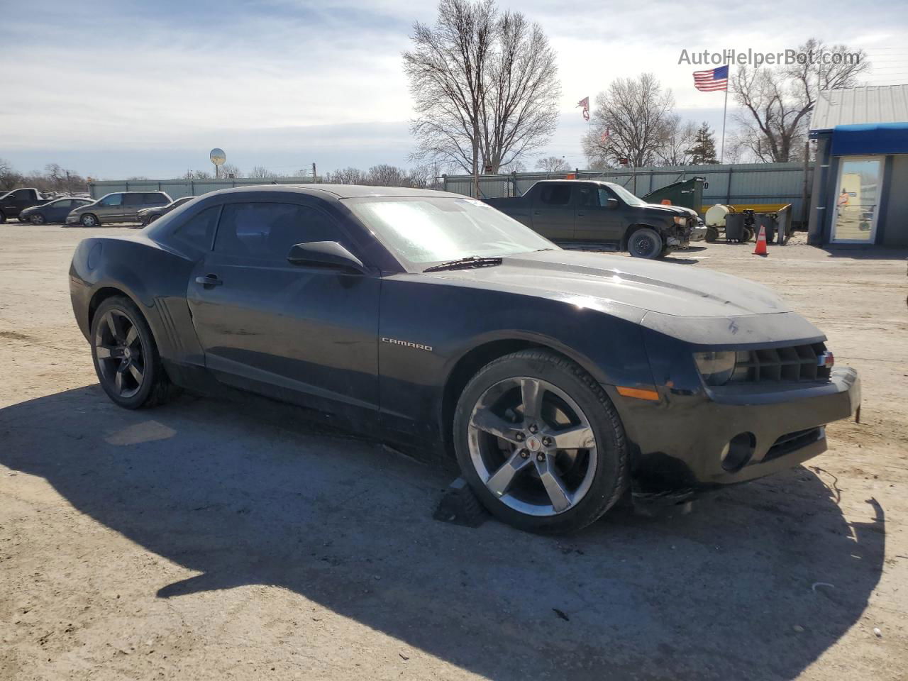 2010 Chevrolet Camaro Lt Black vin: 2G1FC1EV0A9119498