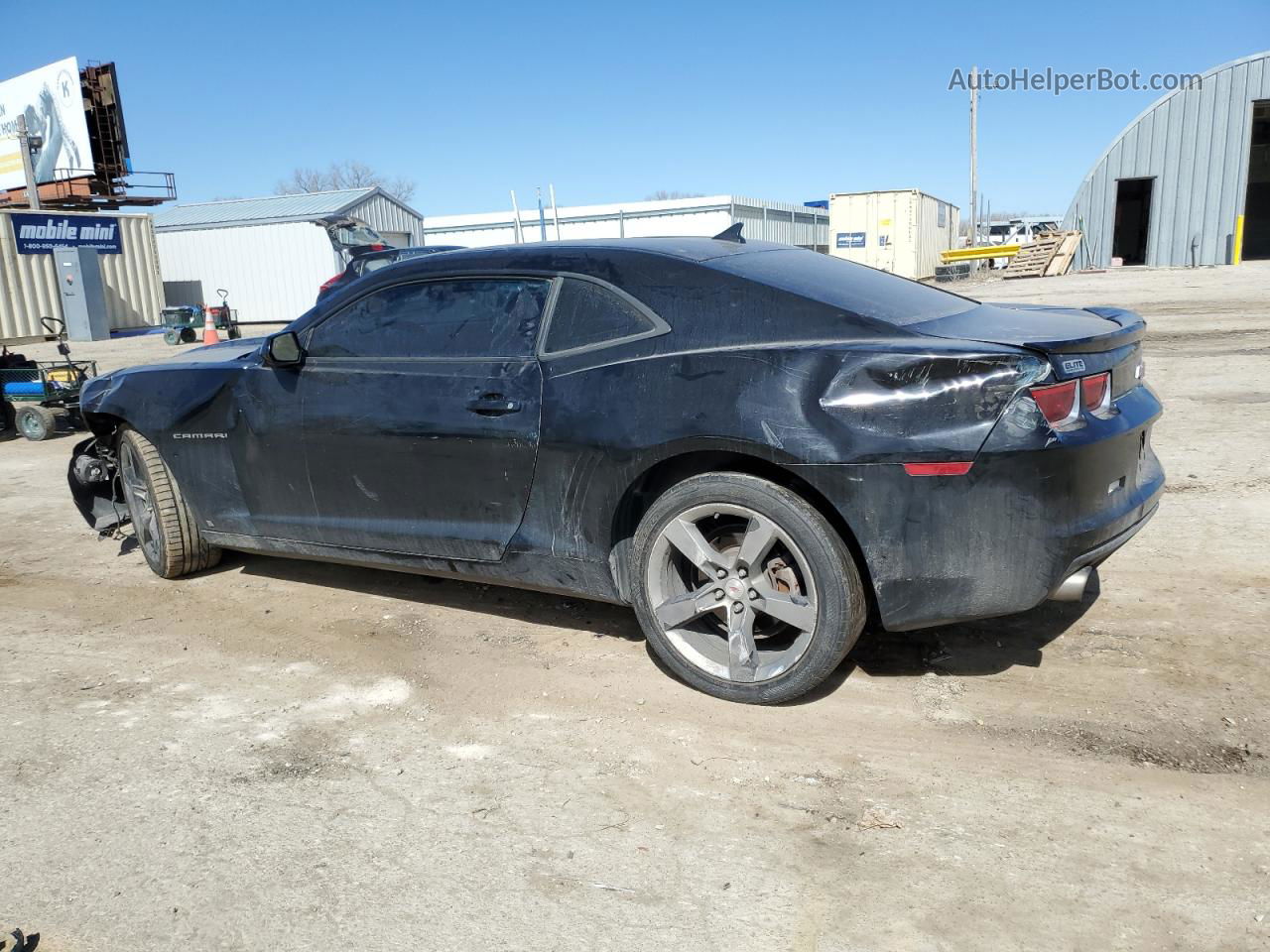 2010 Chevrolet Camaro Lt Black vin: 2G1FC1EV0A9119498