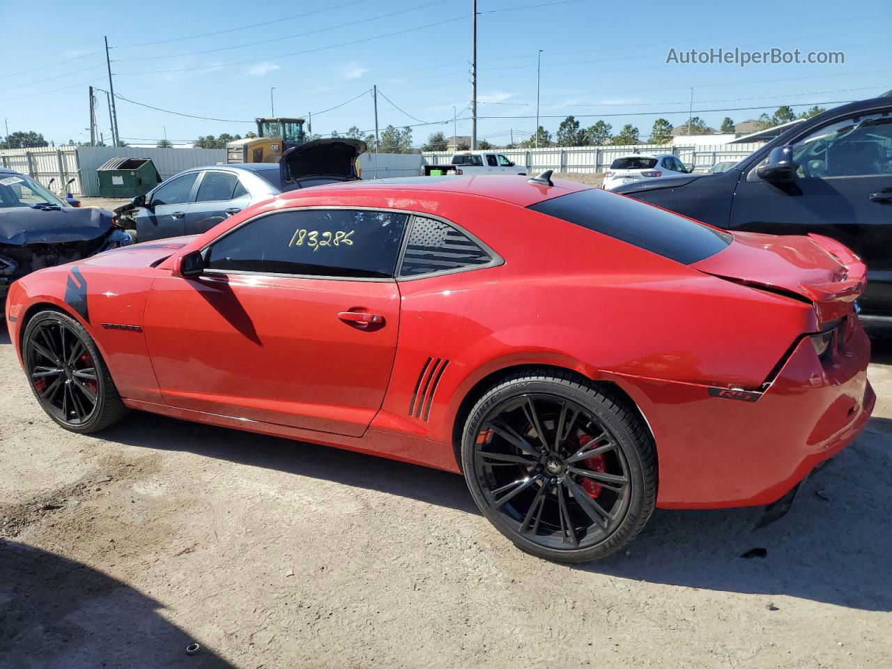 2010 Chevrolet Camaro Lt Red vin: 2G1FC1EV0A9139315