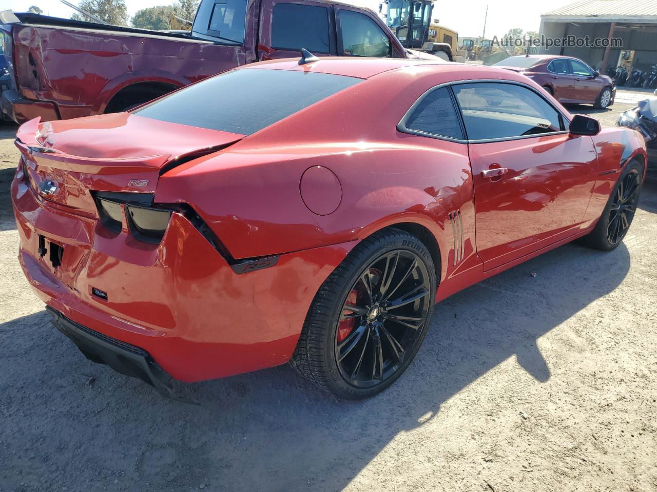 2010 Chevrolet Camaro Lt Red vin: 2G1FC1EV0A9139315