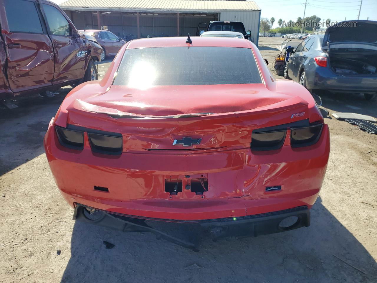 2010 Chevrolet Camaro Lt Red vin: 2G1FC1EV0A9139315