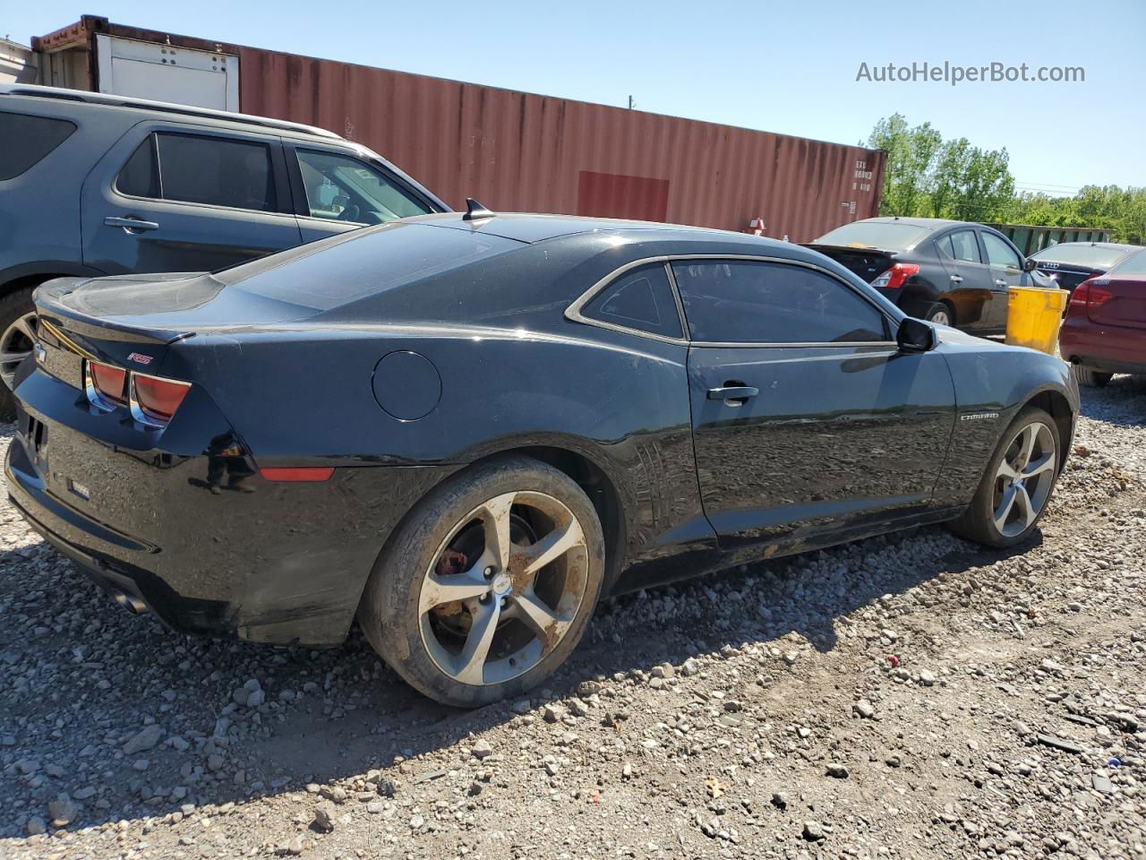 2010 Chevrolet Camaro Lt Black vin: 2G1FC1EV0A9178227