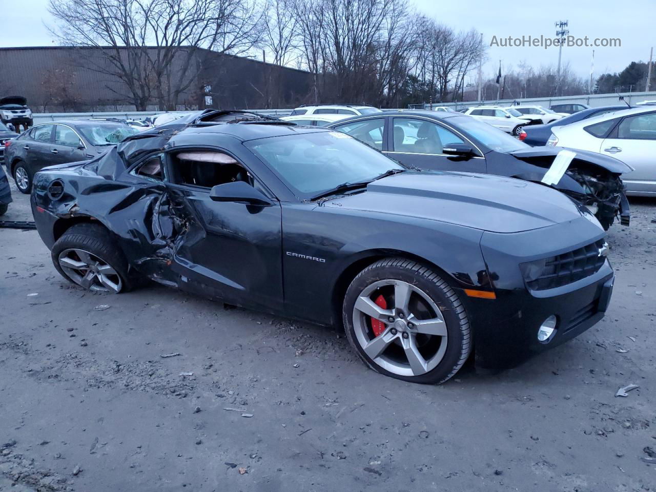 2010 Chevrolet Camaro Lt Black vin: 2G1FC1EV0A9199935