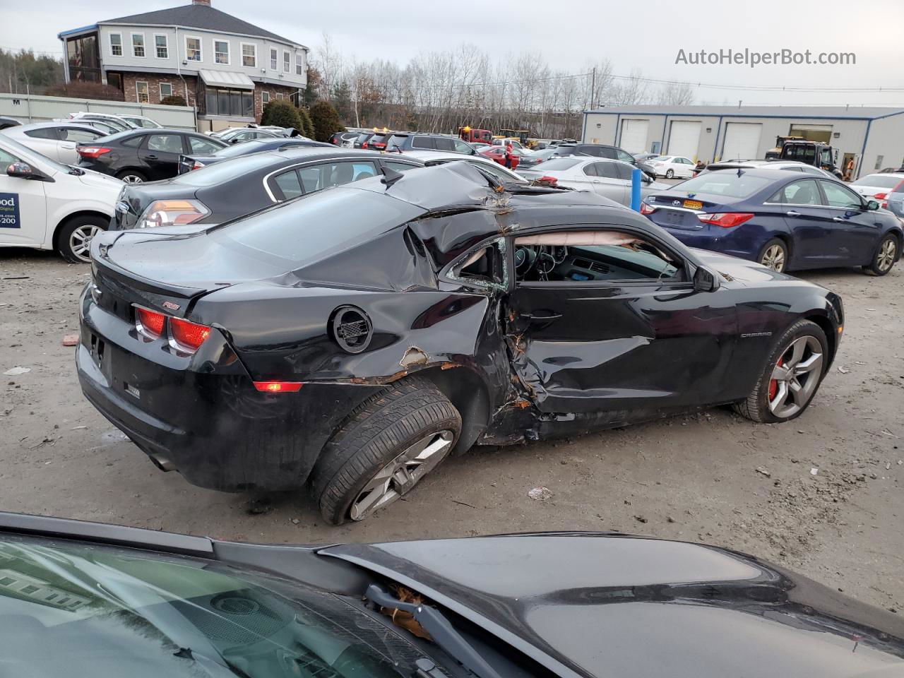 2010 Chevrolet Camaro Lt Black vin: 2G1FC1EV0A9199935