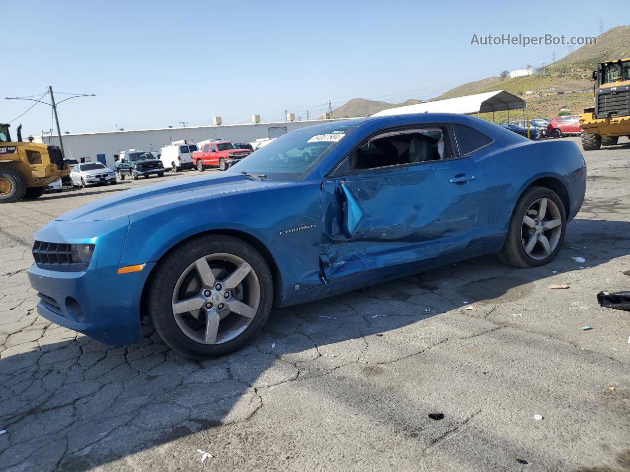 2010 Chevrolet Camaro Lt Blue vin: 2G1FC1EV1A9125570