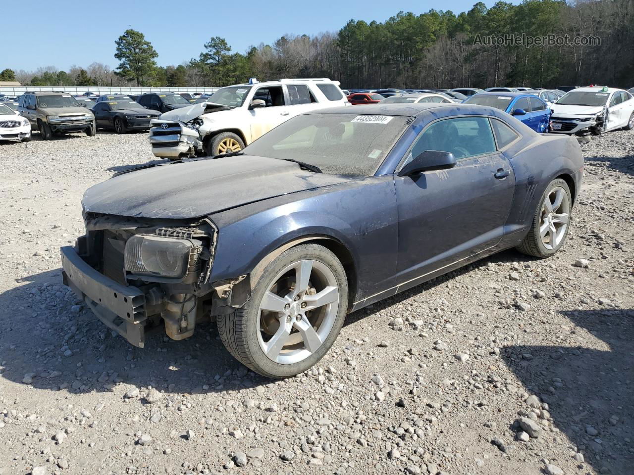 2010 Chevrolet Camaro Lt Blue vin: 2G1FC1EV1A9168550