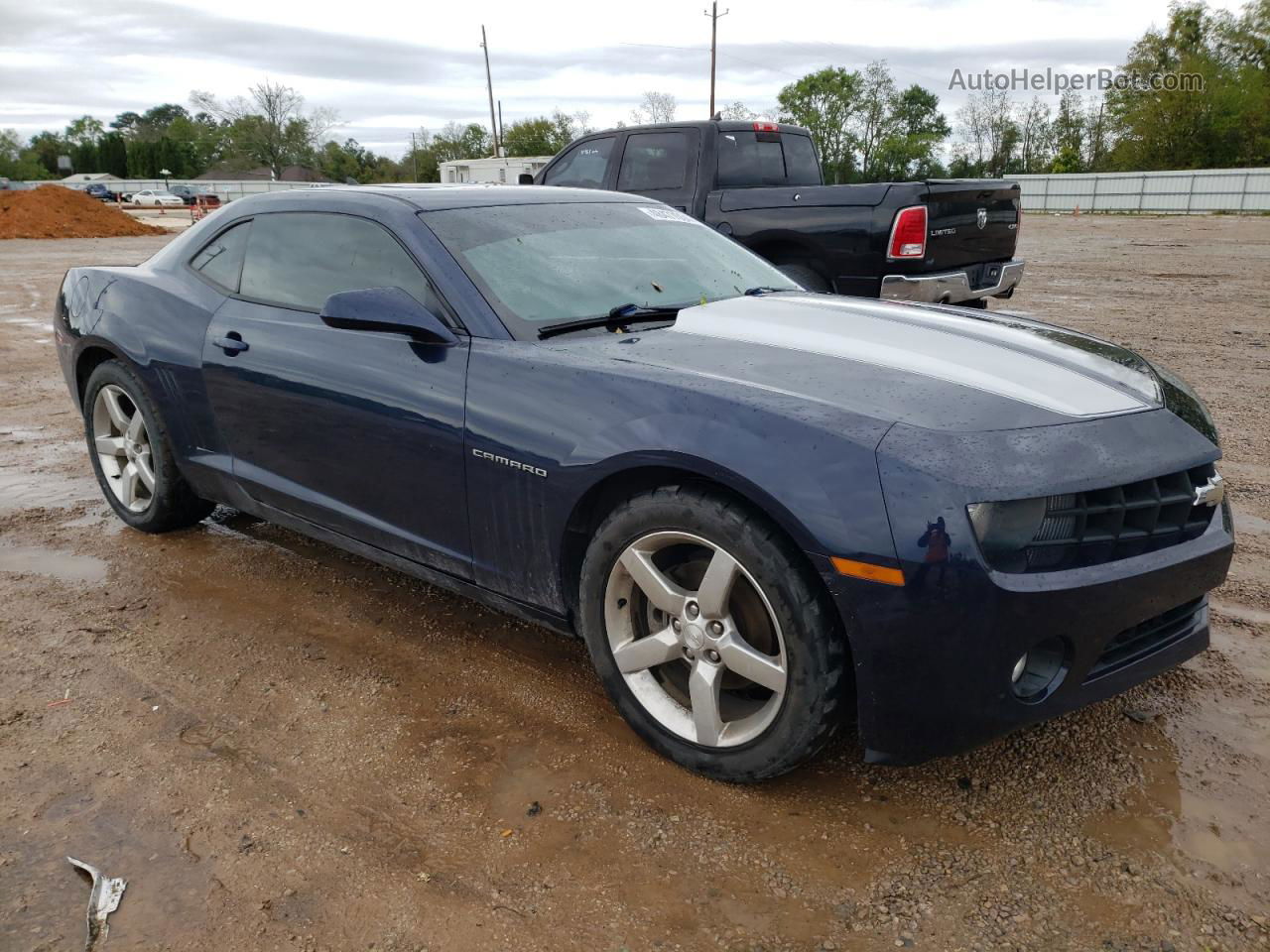 2010 Chevrolet Camaro Lt Blue vin: 2G1FC1EV1A9177040