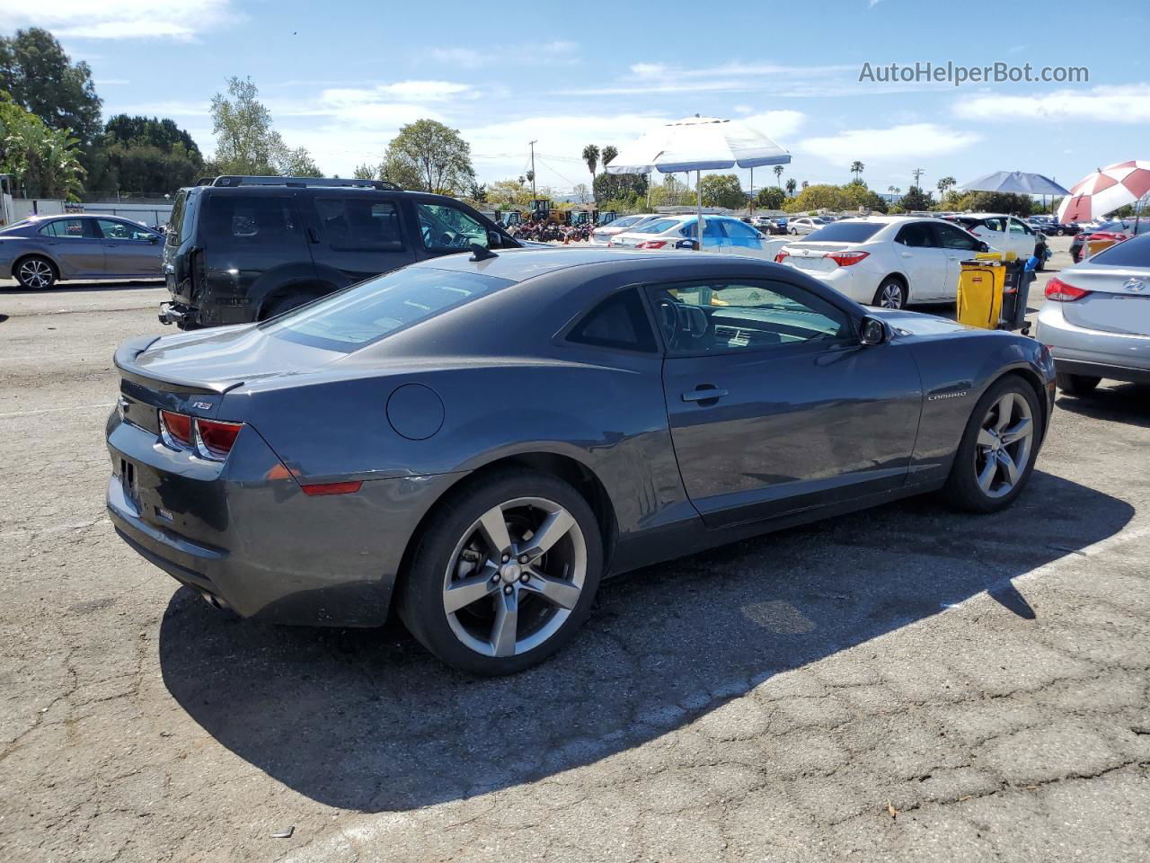 2010 Chevrolet Camaro Lt Charcoal vin: 2G1FC1EV1A9182254