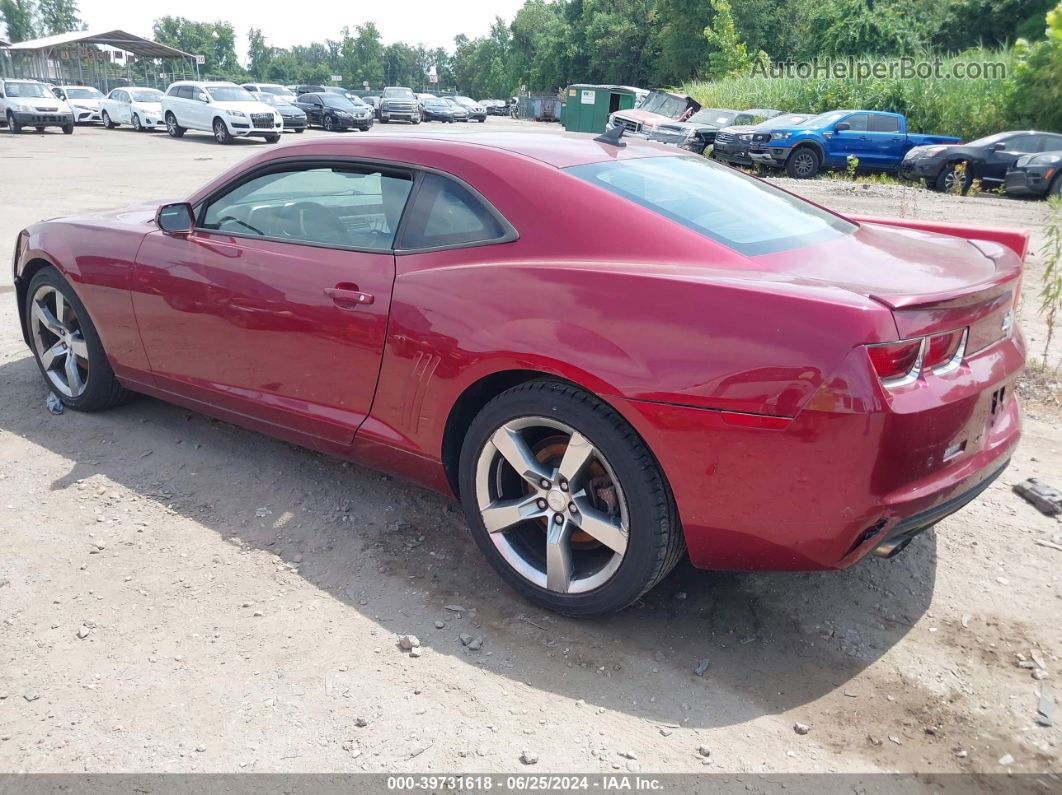 2010 Chevrolet Camaro 2lt Burgundy vin: 2G1FC1EV1A9226415