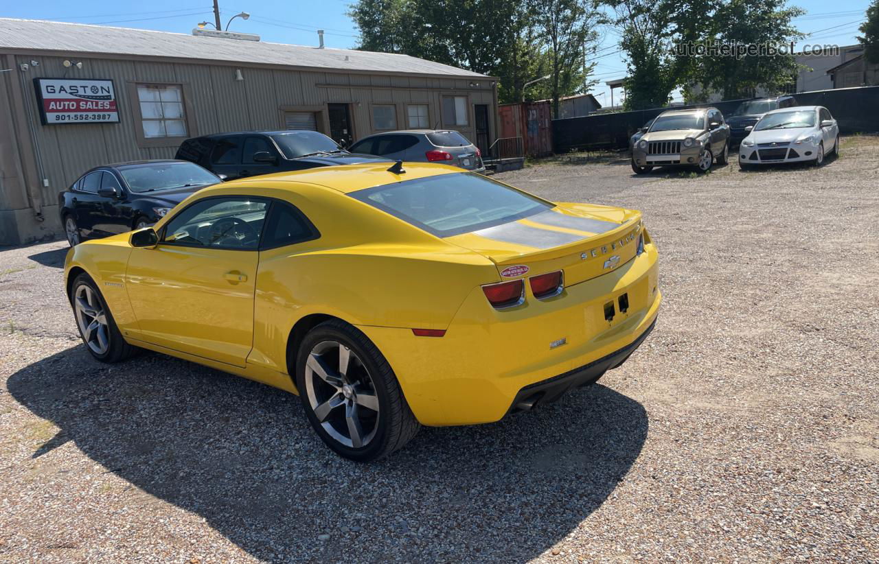 2010 Chevrolet Camaro Lt Yellow vin: 2G1FC1EV2A9121690