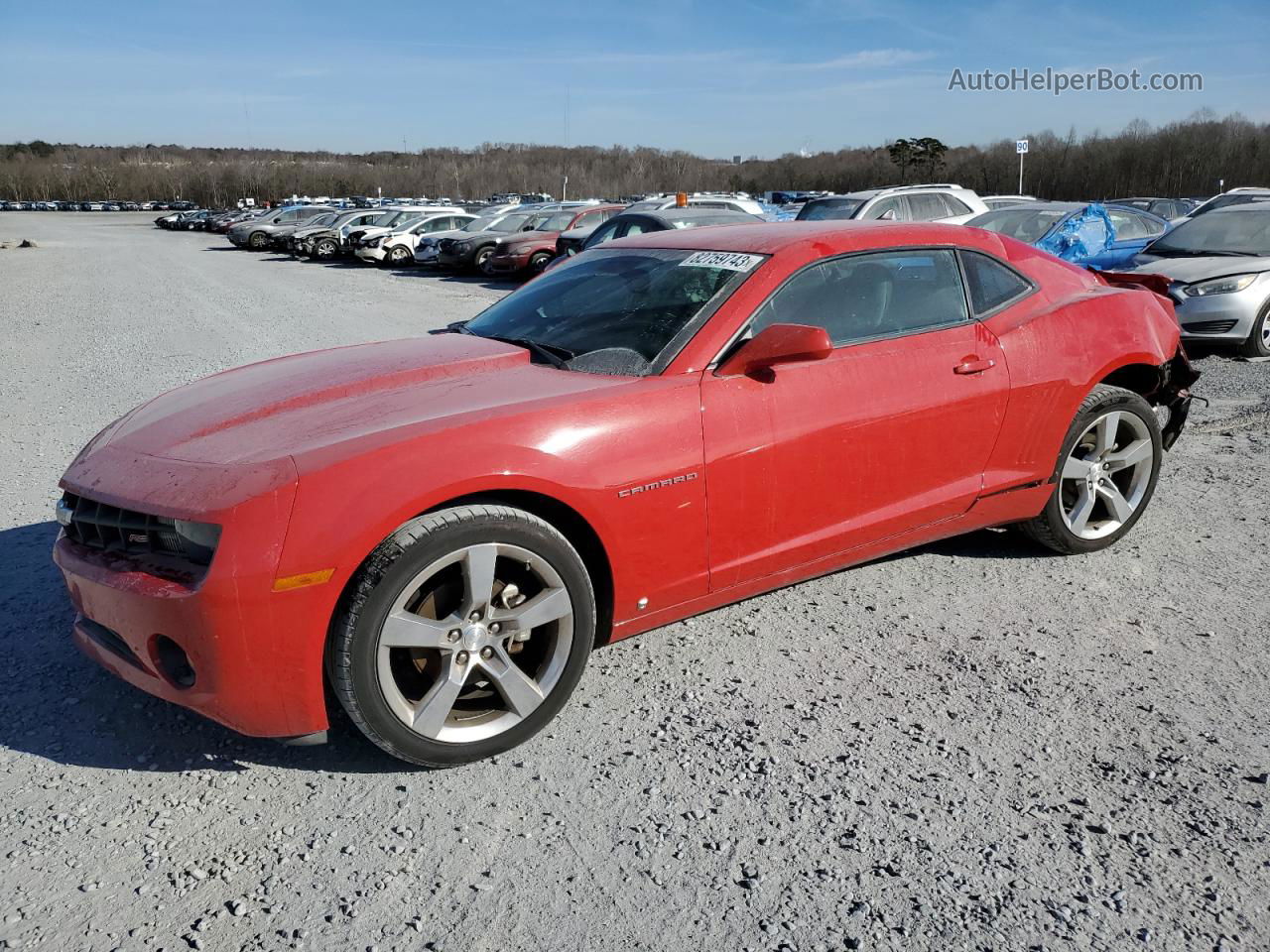 2010 Chevrolet Camaro Lt Красный vin: 2G1FC1EV2A9138229