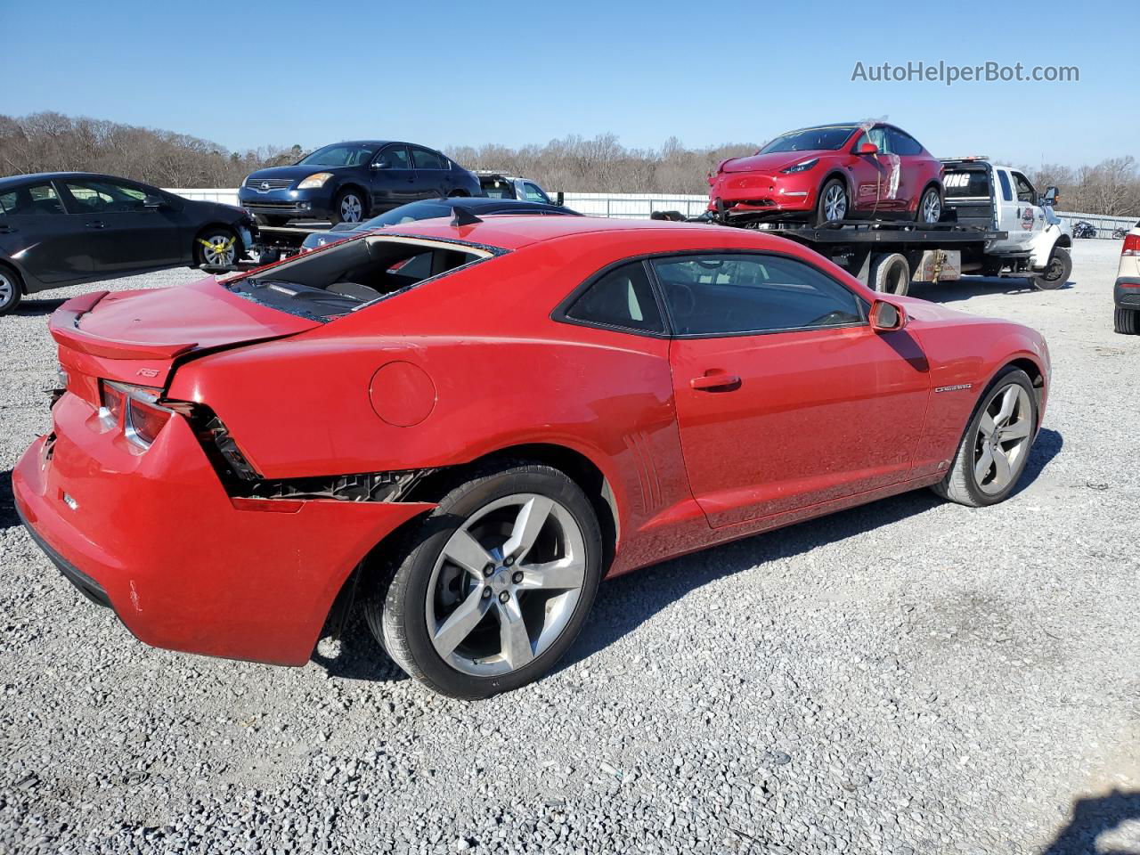 2010 Chevrolet Camaro Lt Красный vin: 2G1FC1EV2A9138229