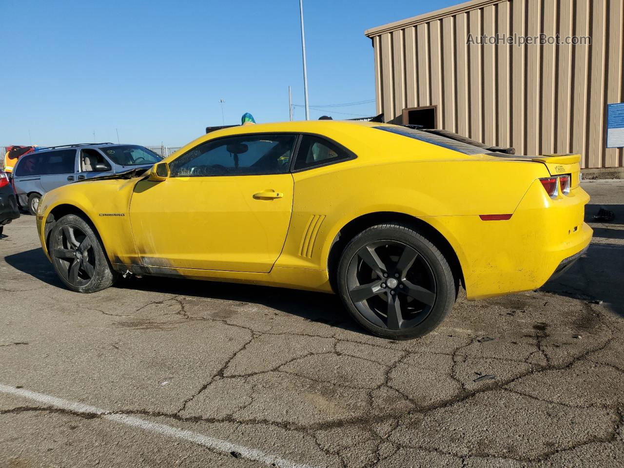 2010 Chevrolet Camaro Lt Yellow vin: 2G1FC1EV2A9156472