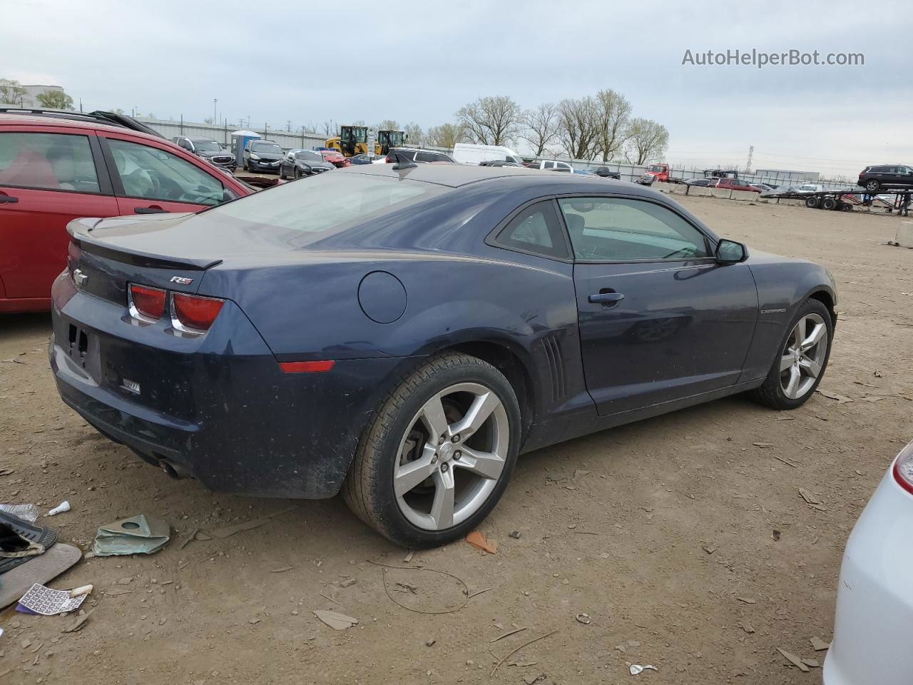 2010 Chevrolet Camaro Lt Blue vin: 2G1FC1EV3A9162863