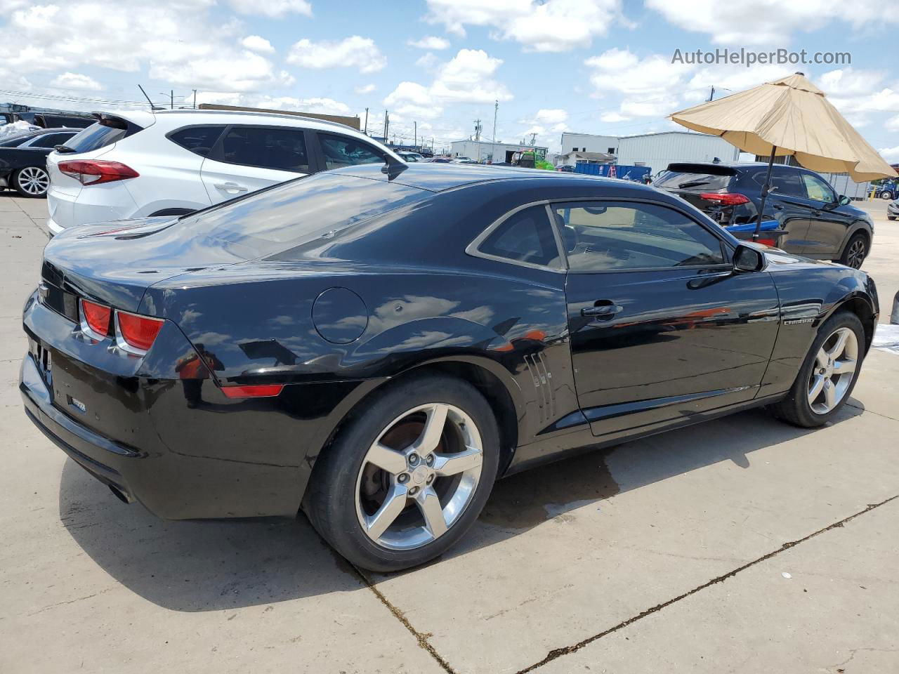 2010 Chevrolet Camaro Lt Black vin: 2G1FC1EV3A9170624