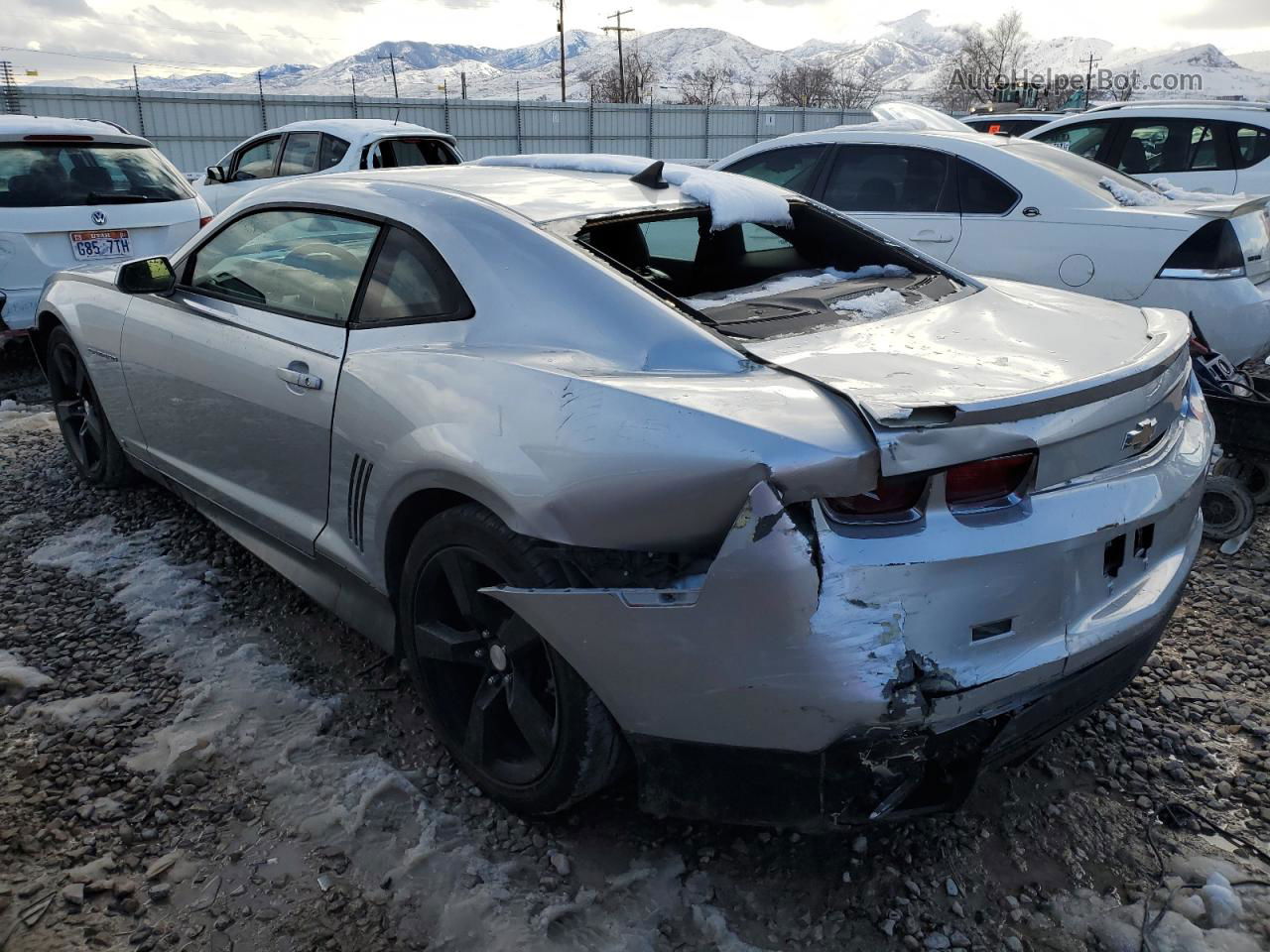 2010 Chevrolet Camaro Lt Silver vin: 2G1FC1EV5A9105709